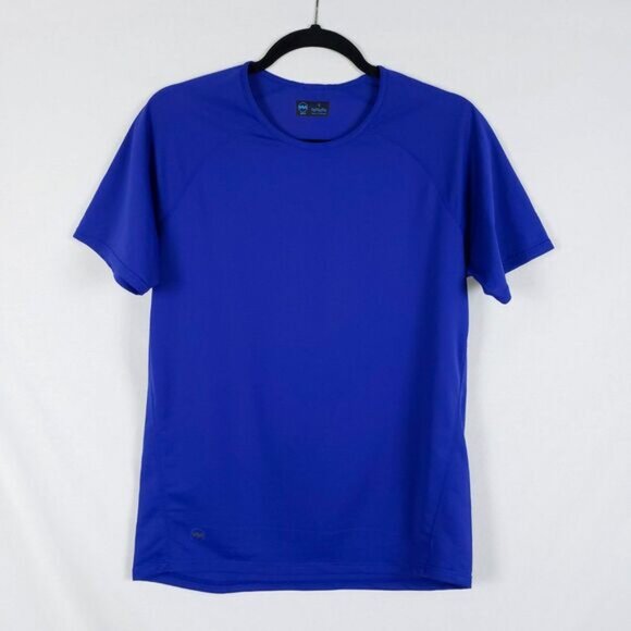 Janji Short Sleeve T-Shirt Womens S Blue Running Moisture-Wick Gym Workout - Picture 1 of 11